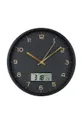 czarny House Nordic zegar ścienny Amiens Unisex