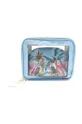 viacfarebná Sada kozmetických tašiek Danielle Beauty Botanical Palm Blue 2-pak Unisex