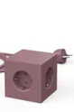 розовый Магнитный зарядный куб Avolt Square 1, 2 x USB, 1,8 m