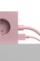 рожевий Зарядний usb кабель Avolt Cable 1, USB A to Lightning, 1,8 m