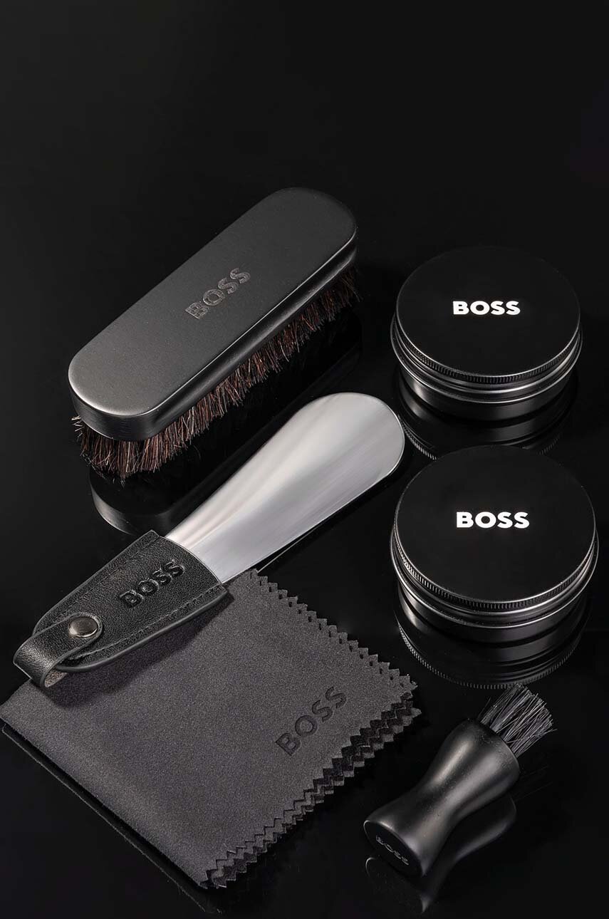Комплект за почистване на обувки Hugo Boss Iconic HAS321A жълт