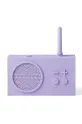 fialová Bluetooth rádio Lexon Tykho 3 Unisex