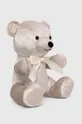 Okrasna plišasta igrača Guess Velvet Teddy Bear bež