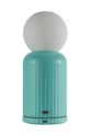 Lampa s bezdrôtovou nabíjačkou Lund London Skittle 2 in 1 tyrkysová LL.7470