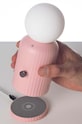 Лампа с безжично зарядно Lund London Skittle 2 w 1 розов LL.7476