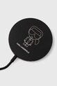 Indukcijski punjač Karl Lagerfeld 15W MagSafe crna KLCBMSIKBK.