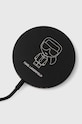 Επαγωγικός φορτιστής Karl Lagerfeld 15W MagSafe μαύρο KLCBMSIKBK.