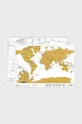 Χάρτης-ξυστό Luckies of London Scratch Map® Travel Edition πολύχρωμο