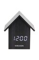Будильник Karlsson Clock House чёрный KA5932BK