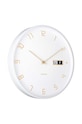 Nástěnné hodiny Karlsson KA5953WH bílá AA00