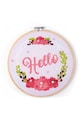 Graine Creative trusa de broderie Hello In Wood multicolor 420172
