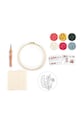 Graine Creative trusa de broderie Vegetal Punch Needle Kit 420202 multicolor AA00
