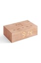 Настільний годинник Gingko Design Flip Click Clock бежевий G003C15