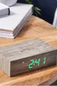 Επιτραπέζιο ρολόι Gingko Design Flip Click Clock μπεζ