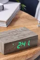 бежевий Настільний годинник Gingko Design Flip Click Clock