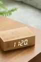 Επιτραπέζιο ρολόι Gingko Design Flip Click Clock μπεζ