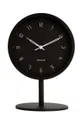 czarny Karlsson zegar stołowy Stark Unisex