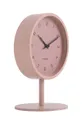 Karlsson zegar stołowy różowy