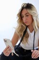 LaCoqueFrançaise lanț pentru telefon Sarah 120 cm negru LE304683