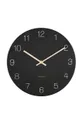чорний Настінний годинник Karlsson Charm Unisex
