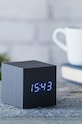Gingko Design zegar stołowy Cube Click Clock GK08B10 czarny AA00