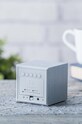 Gingko Design zegar stołowy Cube Click Clock GK08W6 szary