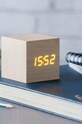 Gingko Design ceas de masă Cube Click Clock bej GK08W18