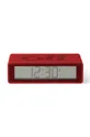 Радиоуправляемый будильник Lexon Flip+ красный