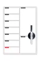 biały Balvi tablica magnetyczna na lodówkę Einkaufsliste GR Unisex