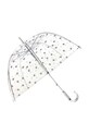 Kišobran Smati srebrne Grochy transparentna UBUL5050