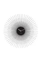чорний Настінний годинник Karlsson Peony Large Unisex