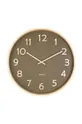 зелений Настінний годинник Karlsson Pure Wood Unisex