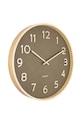 Настінний годинник Karlsson Pure Wood KA5852MG зелений AA00
