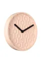 Настінний годинник Karlsson Honeycomb рожевий