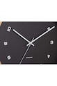 Dnevni boravak i spavaća soba Zidni sat Karlsson Modesta KA5938BK crna