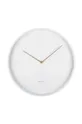 білий Настінний годинник Karlsson Echelon Circular Unisex