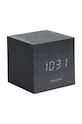Будильник Karlsson Mini Cube чёрный KA5655BK
