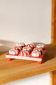 Επιτραπέζιο παιχνίδι &k amsterdam Tic-tac-toe candy red : δολομίτης λίθος