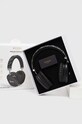 Bezdrôtové slúchadlá Guess Bluetooth Gcube Metallic Script Logo čierna GUBHK1GCTCSK