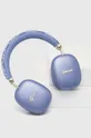 Guess słuchawki bezprzewodowe Bluetooth Gcube Metallic Script Logo fioletowy