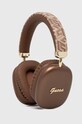 Бездротові навушники Guess Bluetooth Gcube Metallic Script Logo коричневий GUBHK1GCTCSW