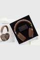 Ασύρματα ακουστικά Guess Bluetooth Gcube Metallic Script Logo καφέ GUBHK1GCTCSW