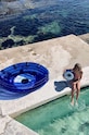 SunnyLife piscină gonflabilă pentru bebeluși The Pool Greek Eye albastru S1PPOOGE