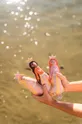 SunnyLife úszós játékkészlet gyerekeknek Princess Swan Multi 3 db : poliészter, neoprén, homok