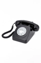 czarny GPO telefon stacjonarny 746 Unisex