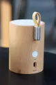 Gingko Design głośnik bezprzewodowy z oświetleniem Drum Light Bluetooth Speaker : Drewno bambusowe