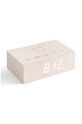 Gingko Design ceas de masă Flip Click Clock alb G003M13