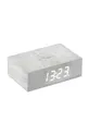 bijela Stolni sat Gingko Design Flip Click Clock Unisex