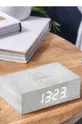 Επιτραπέζιο ρολόι Gingko Design Flip Click Clock λευκό
