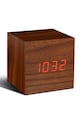 Настільний годинник Gingko Design Cube Click Clock бежевий GK08R8